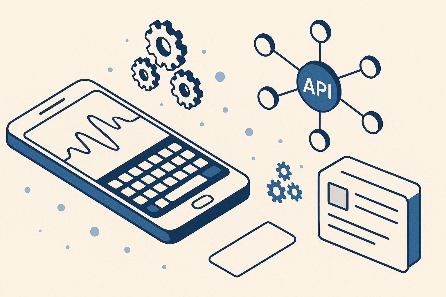 Mobile-first app interface showing the sales tool in action